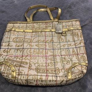 Coach Tattersall Graffiti purse H0968-F13187